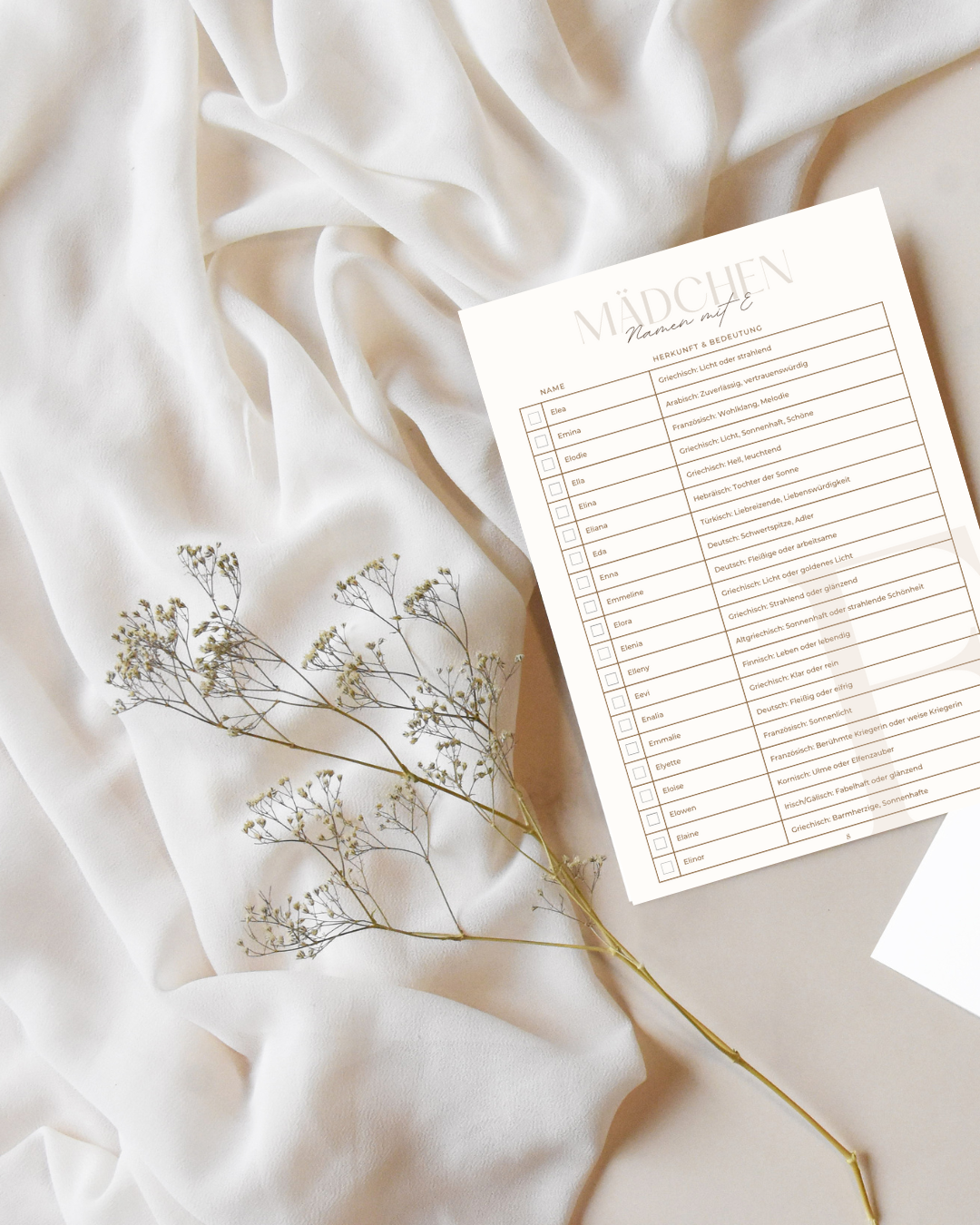 Wolkenmädchen - Seltene Mädchennamen ☁️