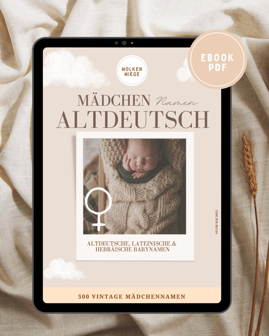 Wolkenmädchen - Altdeutsche Mädchennamen ☁️