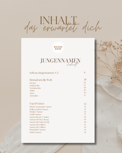 Wolkenjunge - Seltene Jungennamen ☁️