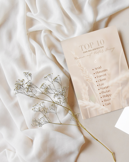 Wolkenjunge - Seltene Jungennamen ☁️